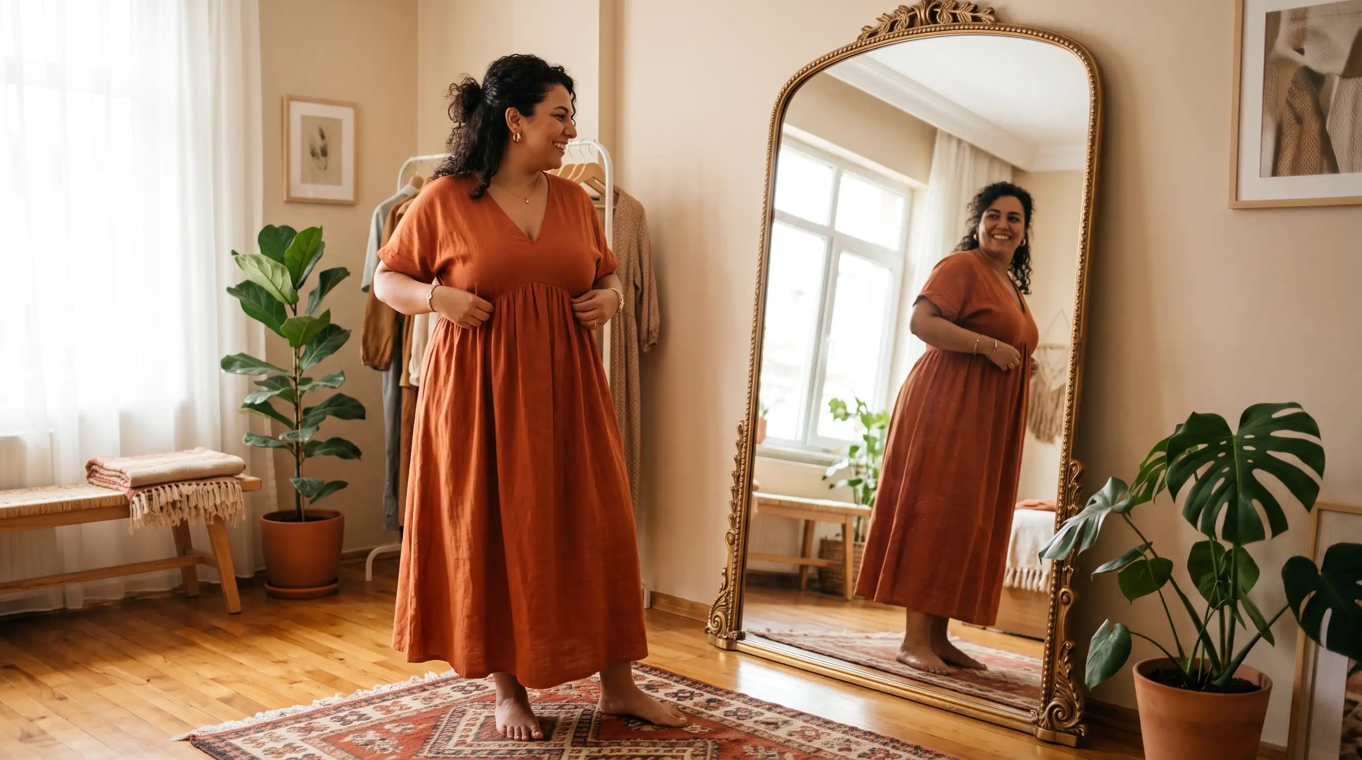 Elma Vücut Tipi İçin Büyük Beden Kıyafet Önerileri