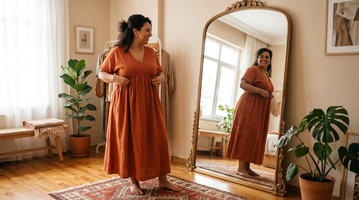 Elma Vücut Tipi İçin Büyük Beden Kıyafet Önerileri